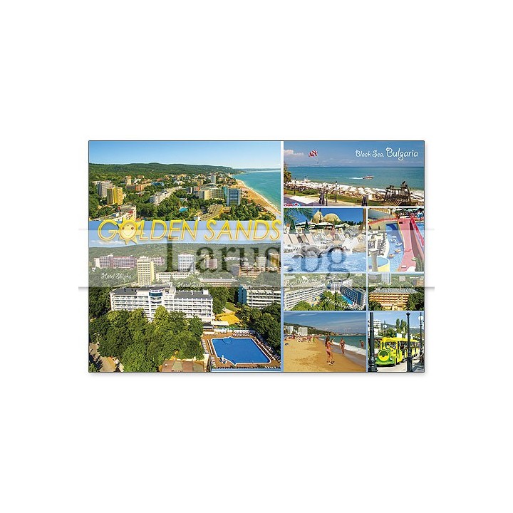 Пощенска картичка Златни Пясъци 1-GS-0304