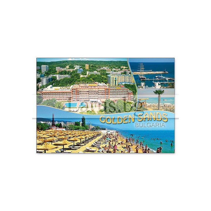 Пощенска картичка Златни Пясъци 1-GS-0307
