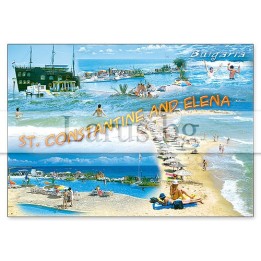 Пощенска картичка Св. Св. Константин и Елена (KE 0022) 1-KE-0022