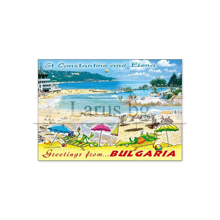 Пощенска картичка Св. Св. Константин и Елена (KE 0023) 1-KE-0023