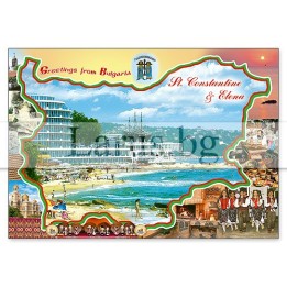 Пощенска картичка Св. Св. Константин и Елена (KE 0026) 1-KE-0026