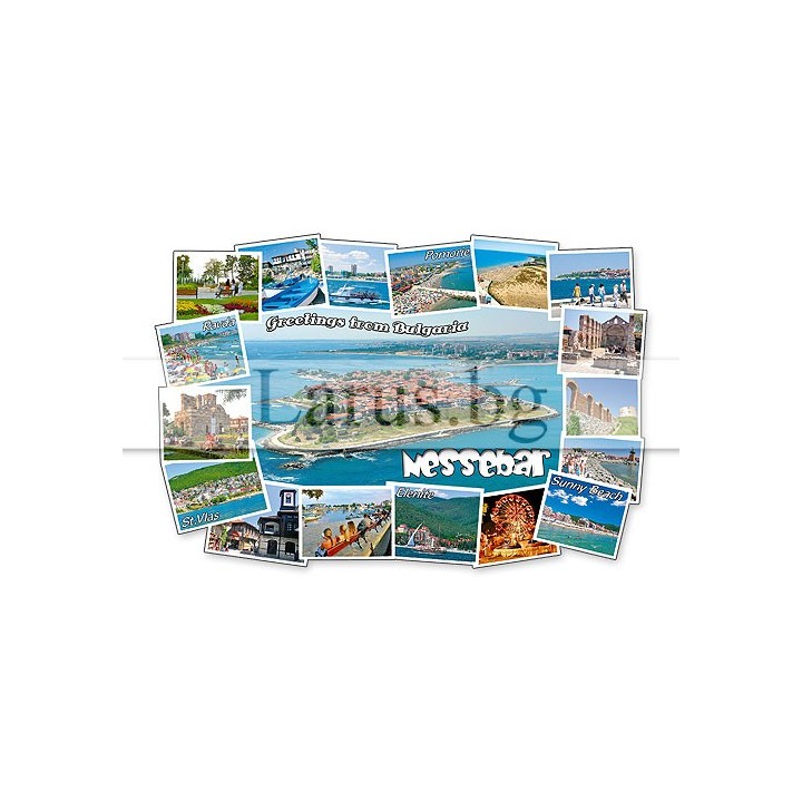 Пощенска картичка Несебър 1-NE-0158