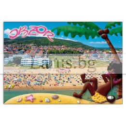 Пощенска картичка Обзор 1-OB-0055