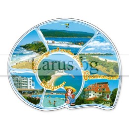 Пощенска картичка Приморско 1-PR-0034