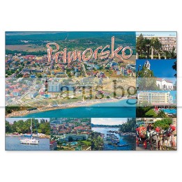 Пощенска картичка Приморско 1-PR-0111