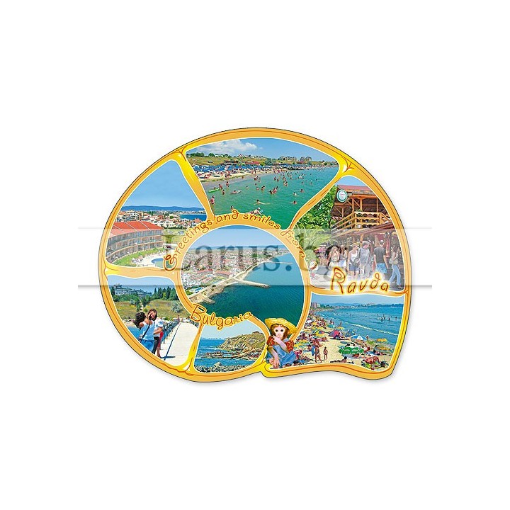 Пощенска картичка Равда 1-RA-0023