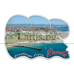 Пощенска картичка Равда 1-RA-0026