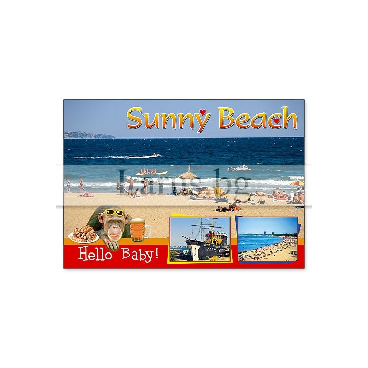 Пощенска картичка Слънчев Бряг 1-SB-0186