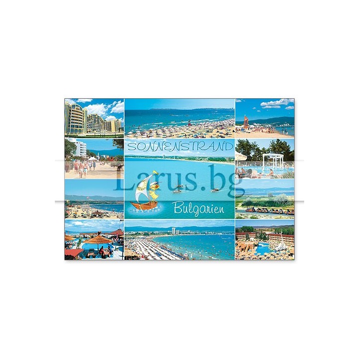 Пощенска картичка Слънчев Бряг 1-SB-0374