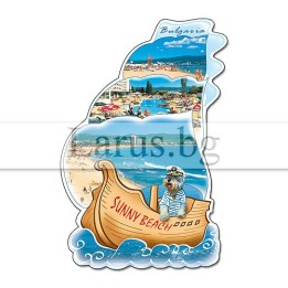 Пощенска картичка Слънчев Бряг 1-SB-0420