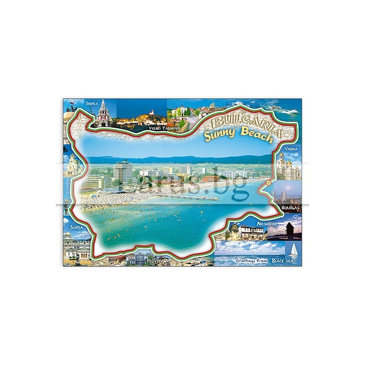 Пощенска картичка Слънчев Бряг 1-SB-0526