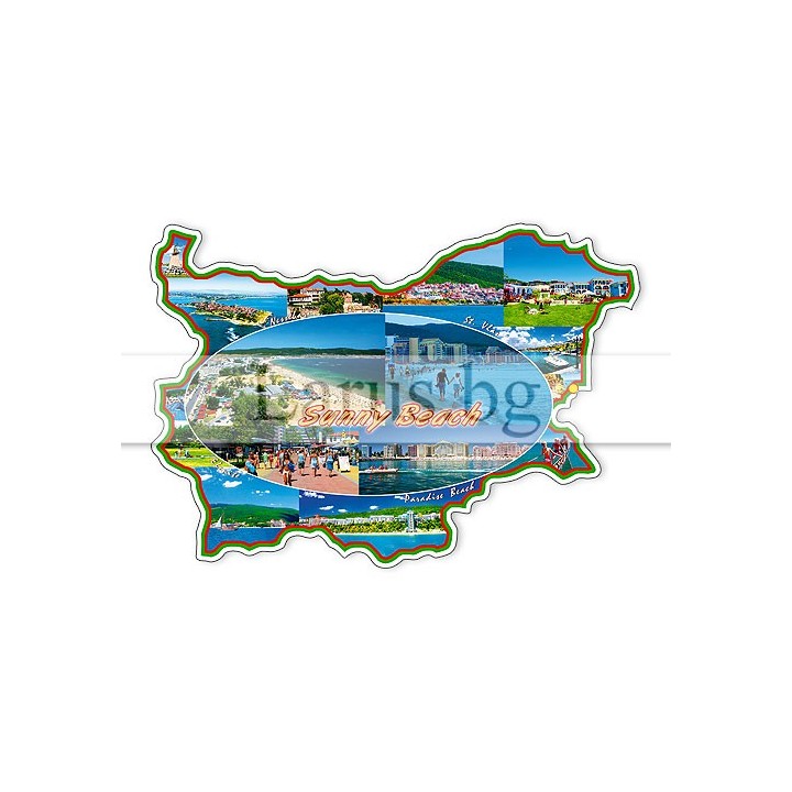 Пощенска картичка Слънчев Бряг 1-SB-0534