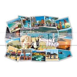 Пощенска картичка Слънчев Бряг 1-SB-0604