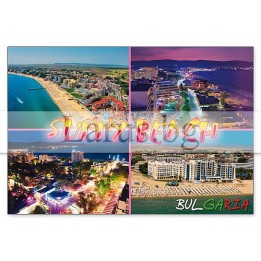 Пощенска картичка Слънчев Бряг 1-SB-0637