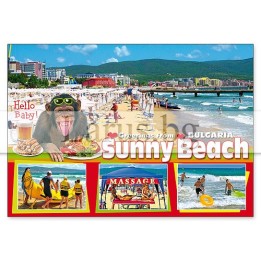 Пощенска картичка Слънчев Бряг 1-SB-0701