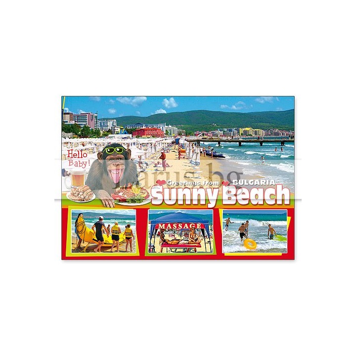 Пощенска картичка Слънчев Бряг 1-SB-0701