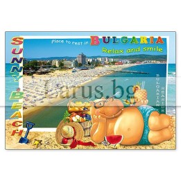 Пощенска картичка Слънчев Бряг 1-SB-0713