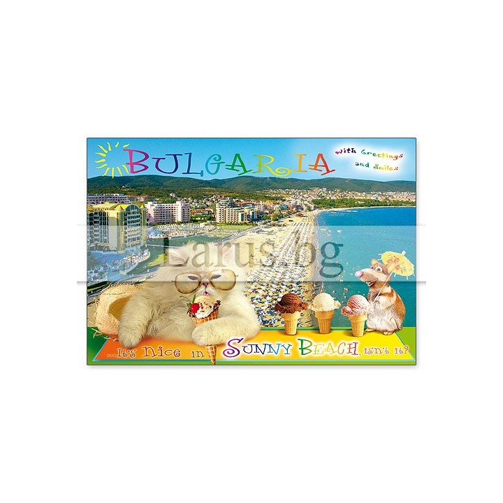 Пощенска картичка Слънчев Бряг 1-SB-0719