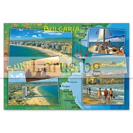 Пощенска картичка Слънчев Бряг 1-SB-0726