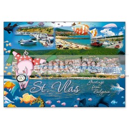 Пощенска картичка Св. Влас 1-VL-0031