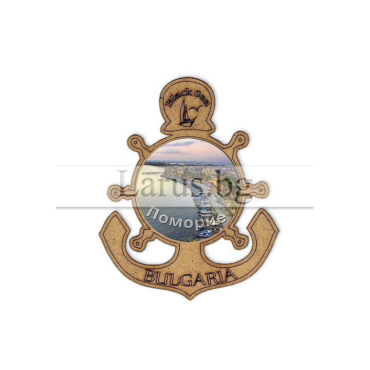 Магнитен сувенир Поморие MDF 12-mdPO-0019