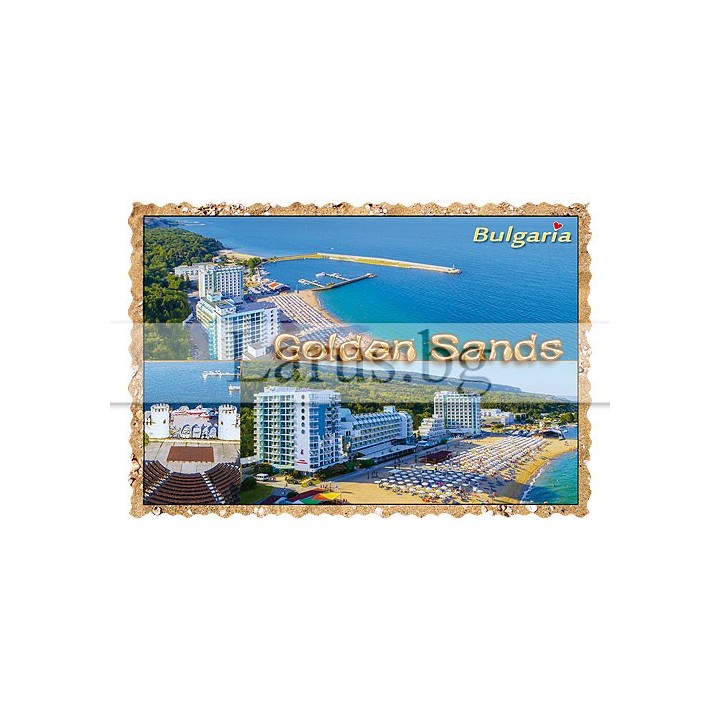 Магнитен сувенир Златни Пясъци-Щанца 12-mhGS-0042