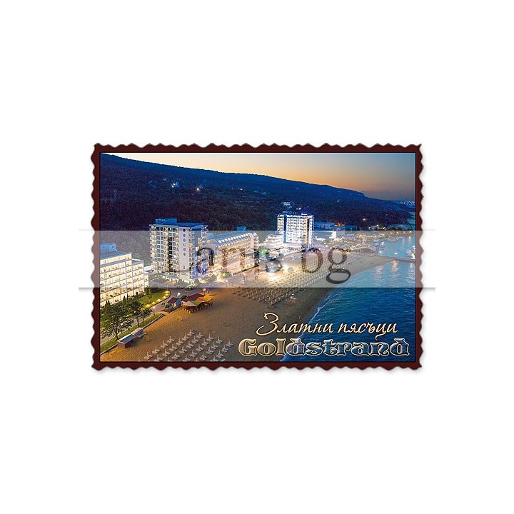 Магнитен сувенир Златни Пясъци-Щанца 12-mhGS-0049