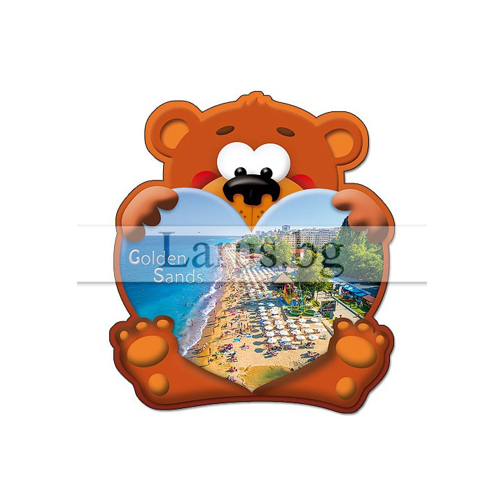Магнитен сувенир Златни Пясъци-Щанца 12-mhGS-0050