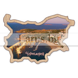 Магнитен сувенир Черноморец фотокарта 12-mdCH-0009