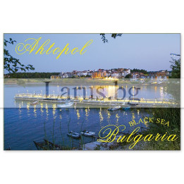 Магнитен сувенир Ахтопол- „Плочка“ 12-mhAH-0006