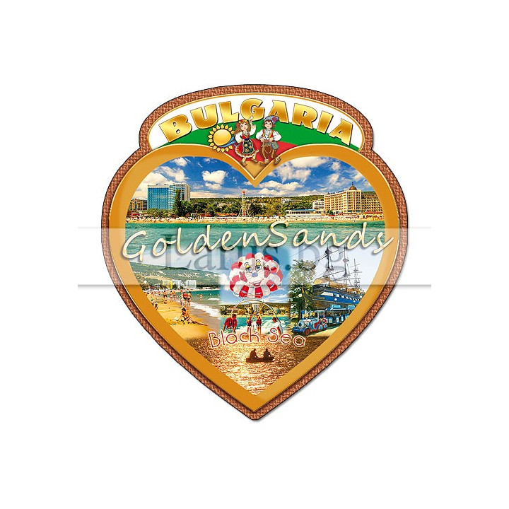 Магнитен сувенир Златни Пясъци-Щанца 12-mhGS-0036