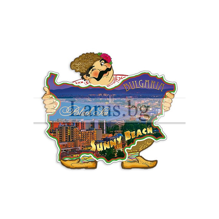 Магнитен сувенир Слънчев Бряг-Щанца 12-mhSB-0055