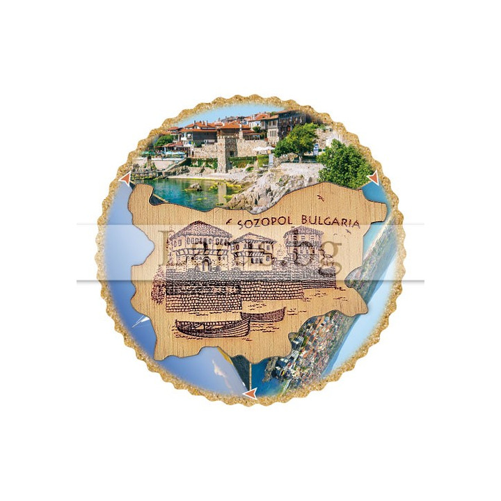 Магнитен сувенир Созопол ротационен 12-mdSZ-0015