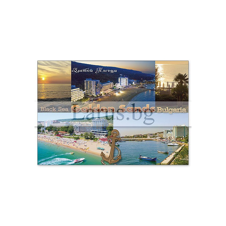 Пощенска картичка Златни Пясъци 1-GS-0317