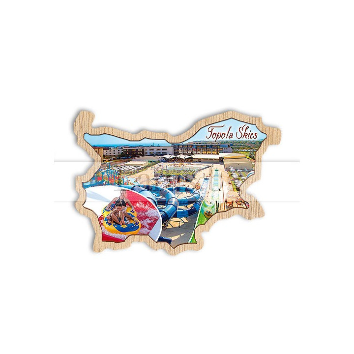 Магнитен сувенир Балчик фотокарта 12-mdBA-0016