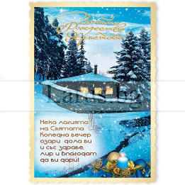 Новогодишна Магнит-картичка 0049 15-NSF-0049