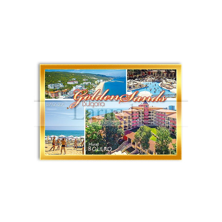 Магнитен сувенир Златни Пясъци MDF 12-mdGS-0034