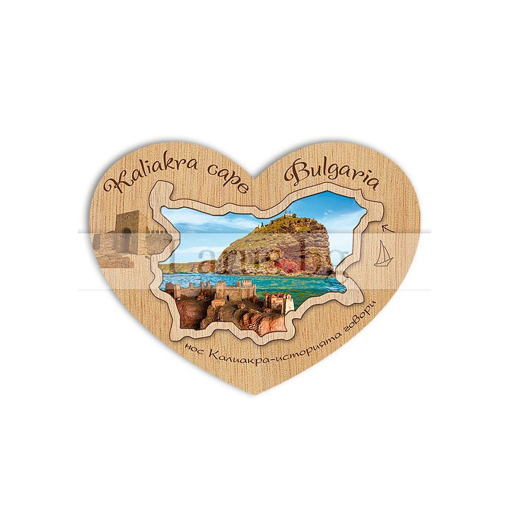 Дървен сувенир Калиакра 0006 12-mdKK-0006