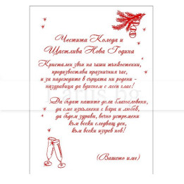 Примерно новогодишно вътрешно оформление 49 (стойността се уточнява по телефона) VO 49