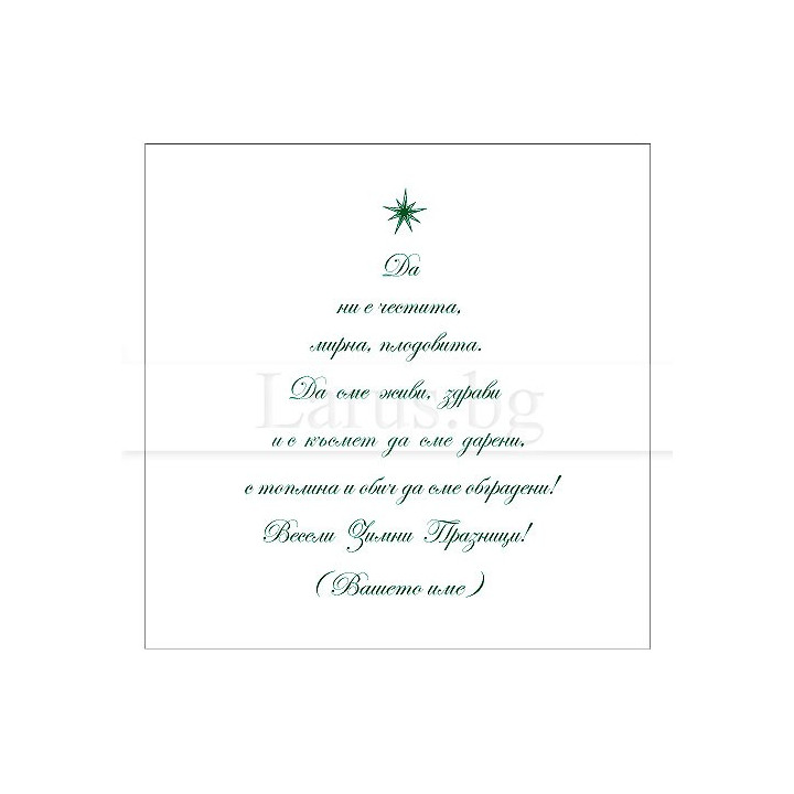 Примерно новогодишно вътрешно оформление 59 (стойността се уточнява по телефона) VO 59